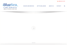 Tablet Screenshot of blueseacare.com